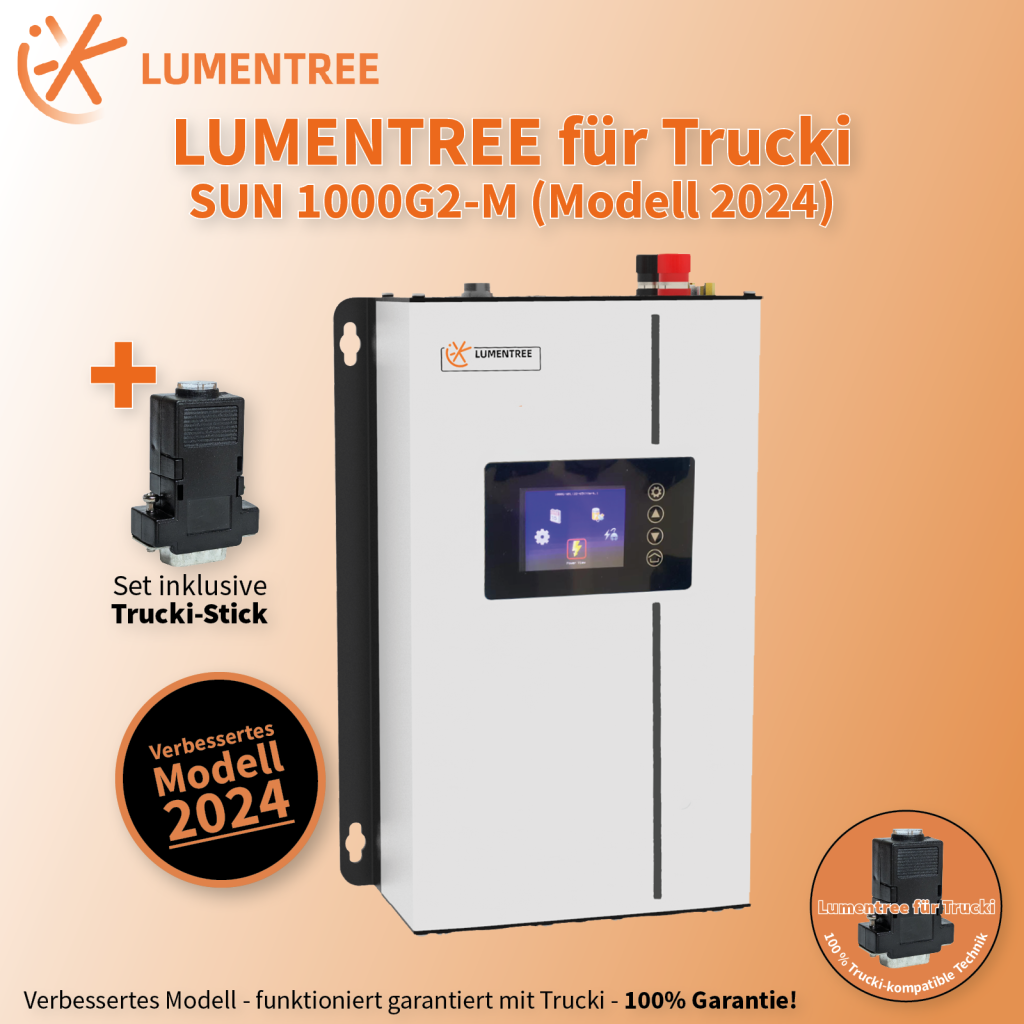 Lumentree SUN 1000 für Trucki mit T2SG-Stick