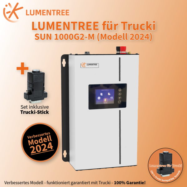 SUN 1000 Design 1 mit Trucki Lumentree SUN 1000 für Trucki mit T2SG-Stick
