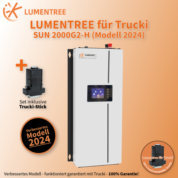 SUN 2000 Design 1 mit Trucki Lumentree SUN 2000 für Trucki mit T2SG-Stick