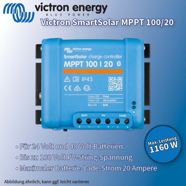 Victron MPPT 100-20 Victron SmartSolar MPPT 100/20