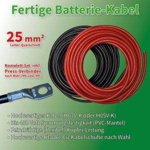 Batteriekabel 25mm