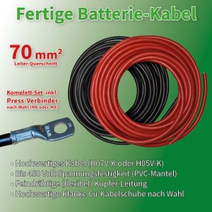 Batteriekabel 70mm