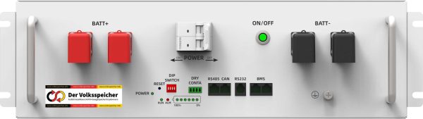 LFP5.12KWH51-2 Volksspeicher LiFePO4 51,2V 100Ah 3,5HE
