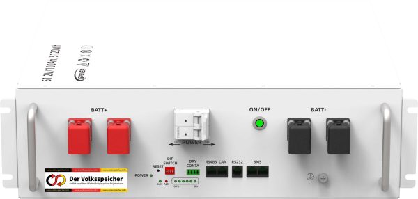 LFP5.12KWH51 Volksspeicher LiFePO4 51,2V 100Ah 3,5HE