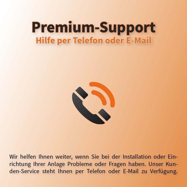 Premium-Support Beratungsleistung für PV-Anwendungen
