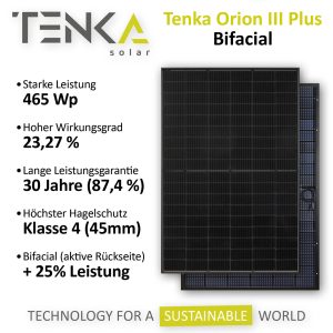 Tenka Orion III Plus Bifacial Tenka Orion III Plus Bifacial - Glas-Glas PV-Modul
