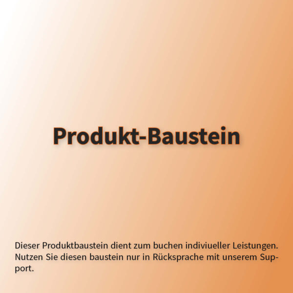 Produktbaustein Produktbaustein